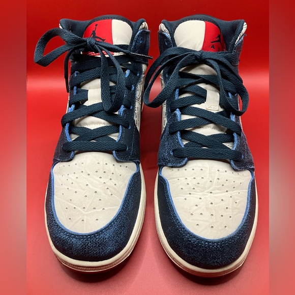 Nike Air Jordan 1 Mid Se GS Take Flight Sneakers - Rare Shoes - Picture 2 of 13